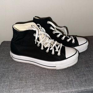 Black Platform Converse